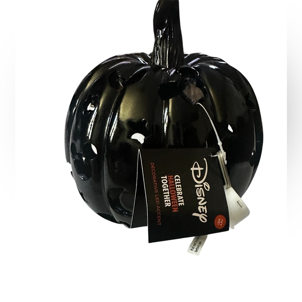 Disney Black Halloween Pumpkin Decor - Picture 2 of 4